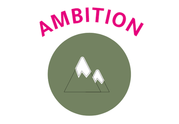 ambition avec logo montagne
